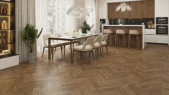 Виниловый ламинат Alpine Floor Гевуина Chevron ECO 18-10 600х127х5мм 43 класс 1,68кв.м