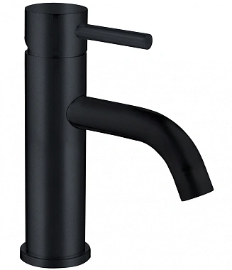 Смеситель для раковины Abber Wasser Kreis AF8110B чёрный матовый