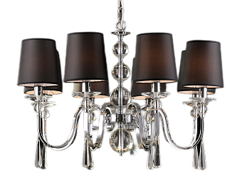 Люстра подвесная Newport 31800 31808/C без абажуров 60Вт 8 лампочек E14