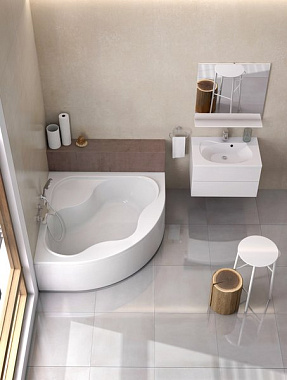 Ванна акриловая RAVAK GENTIANA CG01000000 150х150см угловая