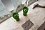 Раковина напольная Abber Kristall AT2701Emerald 45х45см