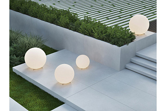 Светильник ландшафтный M3Light SPHERE_G 10572008 10Вт IP66 E27 белый