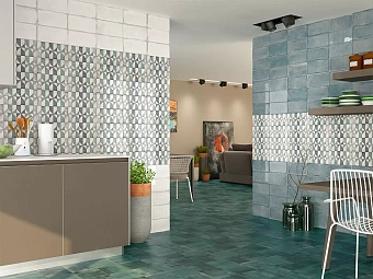 Настенная плитка MAINZU Esenzia PT02547 Mare 15х30см 1кв.м. глянцевая