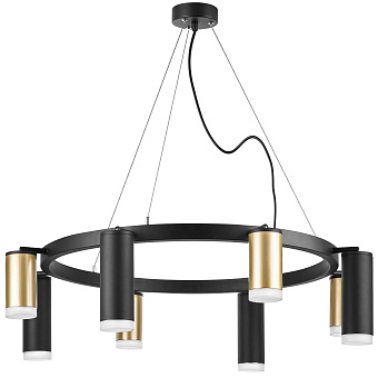 Люстра подвесная Lightstar Rullo LR0184048740 400Вт 8 лампочек GU10