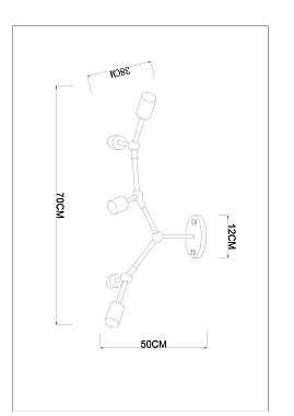 Люстра потолочная Arte Lamp FLEX A6206PL-5CC 60Вт 5 лампочек E27