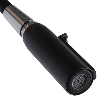 Смеситель для кухни Maxonor PL4289-9 поворотный излив серый