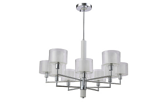 Люстра подвесная CRYSTAL LUX MAESTRO MAESTRO SP-PL5+5 CHROME 300Вт 5 лампочек E14