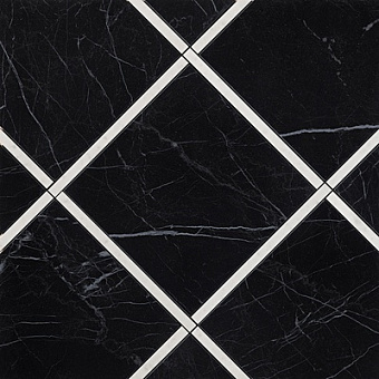 Декор FAP CERAMICHE Roma Diamond fNK5 Nero Reale 60х60см 0,36кв.м.