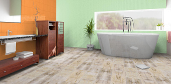 Пробковый пол CORKSTYLE WOOD-LOCK 915х305х10мм Sibirian Larch Sibirian Larch 1,68кв.м