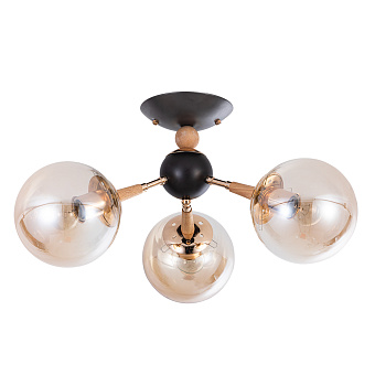 Люстра потолочная Arte Lamp BOSTON A4485PL-3BK 40Вт 3 лампочек E27