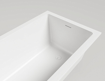 Ванна каменная SALINI CASCATA 104323MRH 169,8х75см встраиваемая