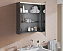 Шкаф зеркальный VITRA Core 66910 16х60х70см с подсветкой