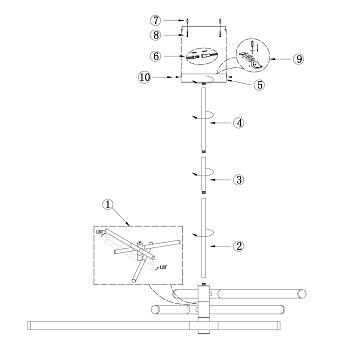 Светильник подвесной Maytoni Axis MOD106CL-L40G3K 40Вт LED