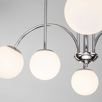 Люстра потолочная Eurosvet Alix 30177/6 хром 40Вт 6 лампочек E27