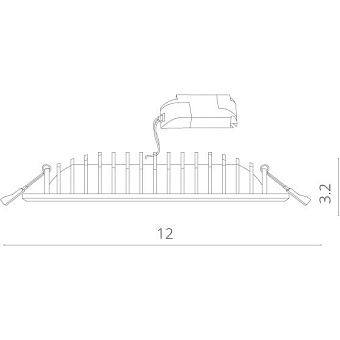 Светильник точечный встраиваемый Arte Lamp SIRIO A7203PL-2WH 6Вт LED