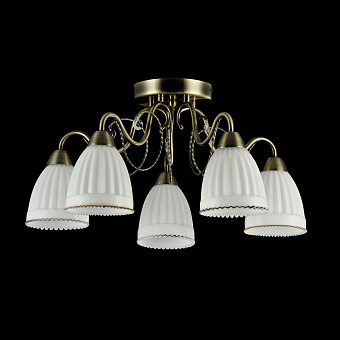 Светильник потолочный Freya Letizia FR2757-PL-05-BZ 40Вт E14