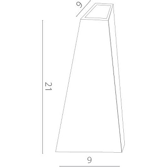 Светильник фасадный Arte Lamp COMETA A1524AL-1WH 6Вт IP54 LED белый