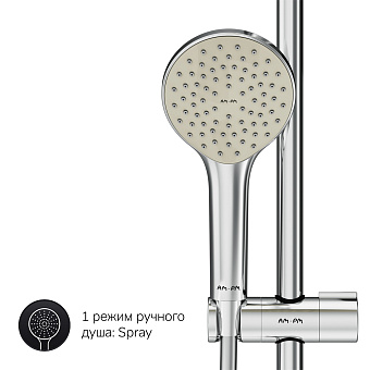 Душевая система AM-PM Gem F0790000 хром