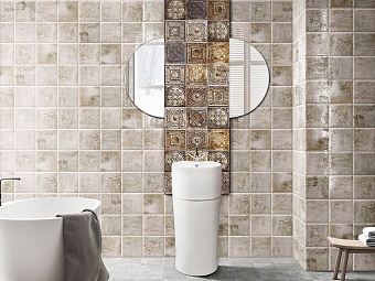Настенная плитка MAINZU Tin-Tile PT02865 Nero 20х20см 1кв.м. матовая