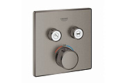 Смеситель для ванны GROHE Grohtherm SmartControl 29124AL0 сталь