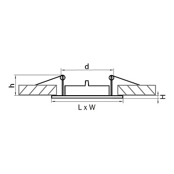 Светильник точечный встраиваемый Lightstar Lega16 11945 50Вт G5.3/GU5.3