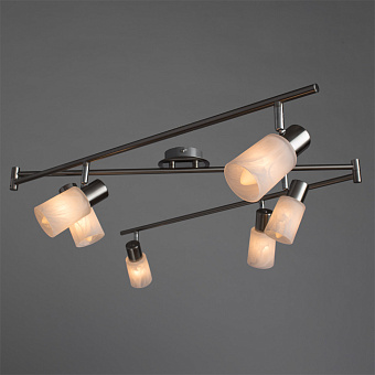 Спот Arte Lamp CAVALLETTA A4510PL-6SS 40Вт 6 лампы E14