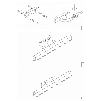 Подсветка для картин Maytoni Fichte MIR012WL-L14W4K 14Вт LED