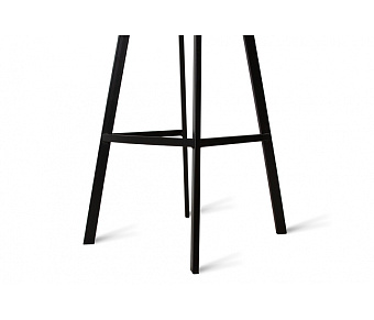 Барный стул AERO 43х49х104см велюр/сталь Smoke