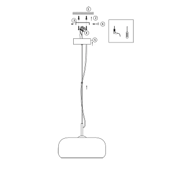 Светильник подвесной Maytoni Madmen MOD127PL-L6AM 6Вт LED