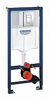 Комплект для установки подвесного унитаза GROHE Rapid SL 38772001 с панелью смыва хром