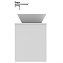 Столешница IDEAL STANDARD CONNECT AIR E0849B2 ДСП 44,2х80,4см glossy white + matt white