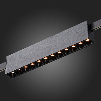 Магнитный трековый светильник ST Luce FARM ST816.406.12 12Вт LED чёрный