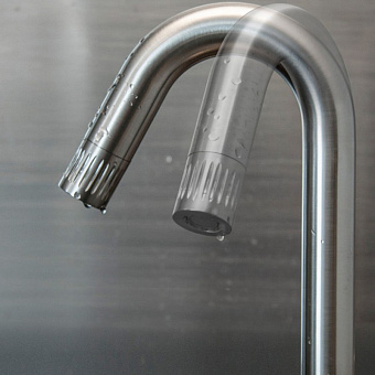 Смеситель для раковины Bongio Time 70521AS00 нержавеющая сталь