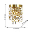 Бра Favourite Leporem 2207-2W 80Вт E14