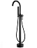 Смеситель для ванны Abber Wasser Kreis AF8116B чёрный матовый