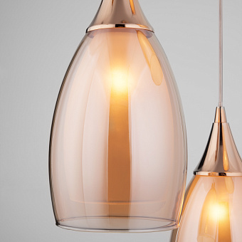 Светильник подвесной Eurosvet Cosmic 50085/3 золото 15Вт E14