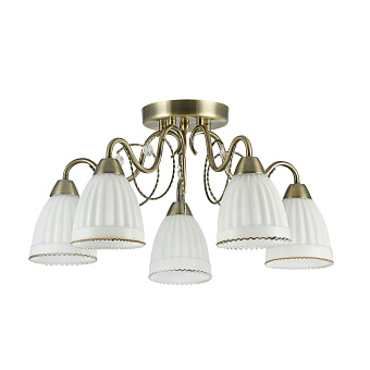 Светильник потолочный Freya Letizia FR2757-PL-05-BZ 40Вт E14