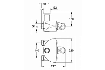 Смеситель для душа GROHE Grohtherm XL 35087000 хром