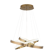 Светильник подвесной Eurosvet Posh 90276/3 медный Smart 80Вт LED