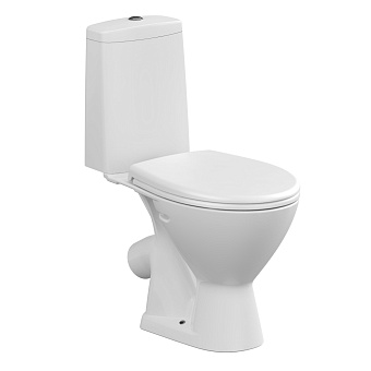 Унитаз напольный CERSANIT JUST S-KO-JUS031-3/6-PL-w ободковый с микролифтом