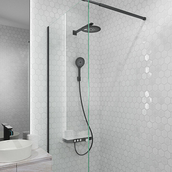 Душевой комплект BERGES MORANS 075004 чёрный матовый