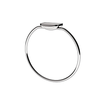 Полотенцедержатель AM-PM Inspire 2.0 A50A34400 хром 19см