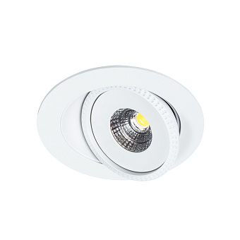 Светильник точечный встраиваемый Arte Lamp STUDIO A3807PL-1WH 7Вт LED