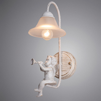 Светильник настенный Arte Lamp AMUR A1133AP-1WG 60Вт E14