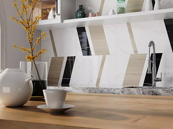 Декор KERAMA MARAZZI Бертран ID129 микс глянцевая 40х120см 0,48кв.м.