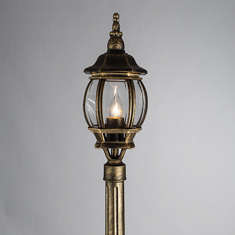 Светильник ландшафтный Arte Lamp ATLANTA A1047PA-1BN 75Вт IP23 E27 золотой/чёрный