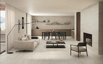 Матовый керамогранит Atlas Concord Италия Marvel Travertine AFUA Sand Vein 60х120см 1,44кв.м.
