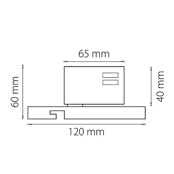 Адаптер для трека Lightstar 594067