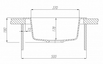 Мойка кухонная Акватон Гласс 1A711032IV240 48х48см белый