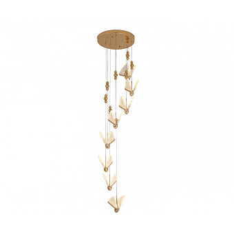 Люстра каскадная KINK Light Баттерфляй 08444-8A,33 48Вт 8 лампочек LED